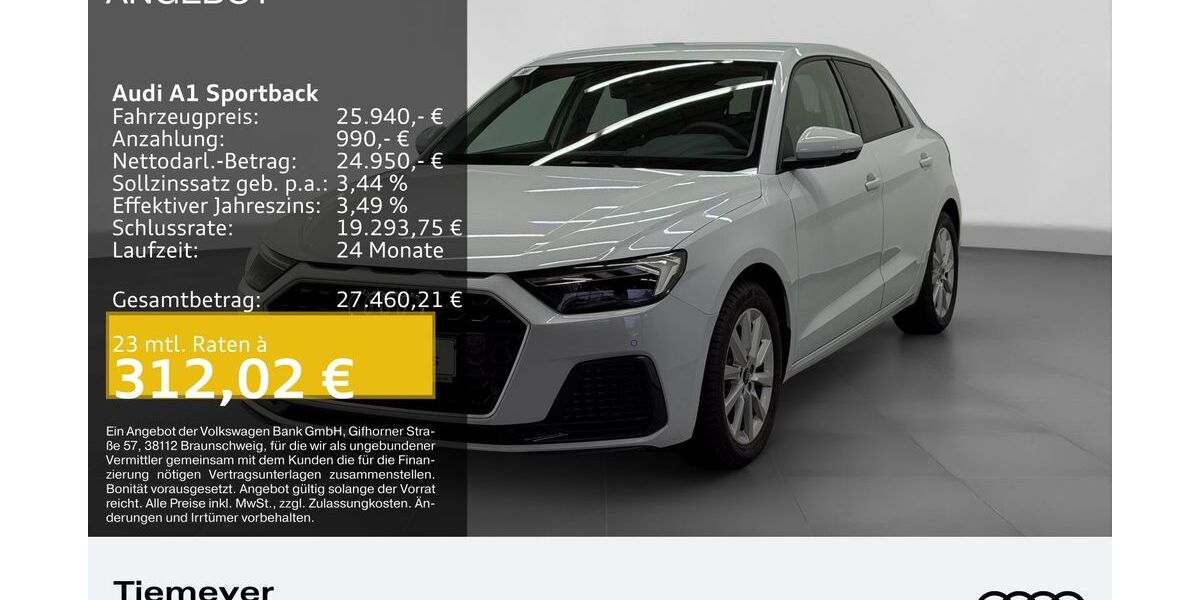 Audi A1 4.116 km 25.940 &euro; Bochum 44809