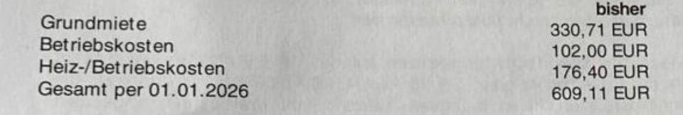 Etagenwohnung Gelsenkirchen Buer - 2 Zimmer, 54 m&sup2;, 330&euro; | Angebot:25158337