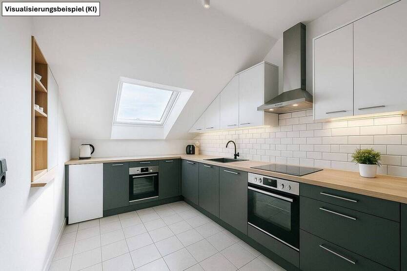 Attraktive Dachgeschoßwohnung mit 2 Zimmern in ruhiger Lage!