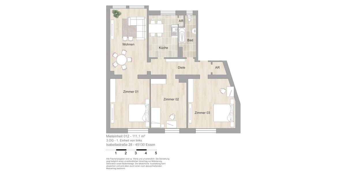 *Wohntraum nach Sanierung in Rüttenscheid*Gemeinschaftsgarten*Wintergarten* 4 zimmer