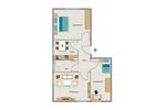 Etagenwohnung Gelsenkirchen Resse - 3.5 Zimmer, 62 m&sup2;, 415&euro; | Angebot:26539908