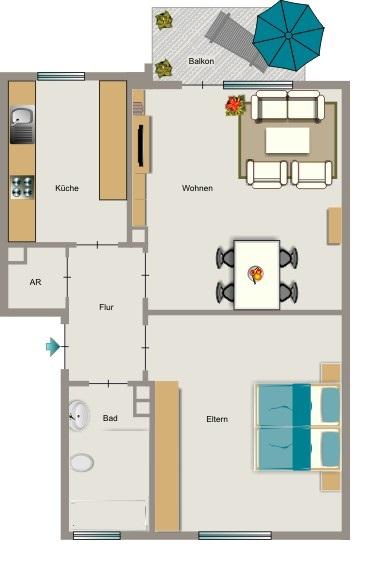 Kleine 2-Zimmer-Wohnung in Mülheim Dümpten für Sie! 2.5 zimmer