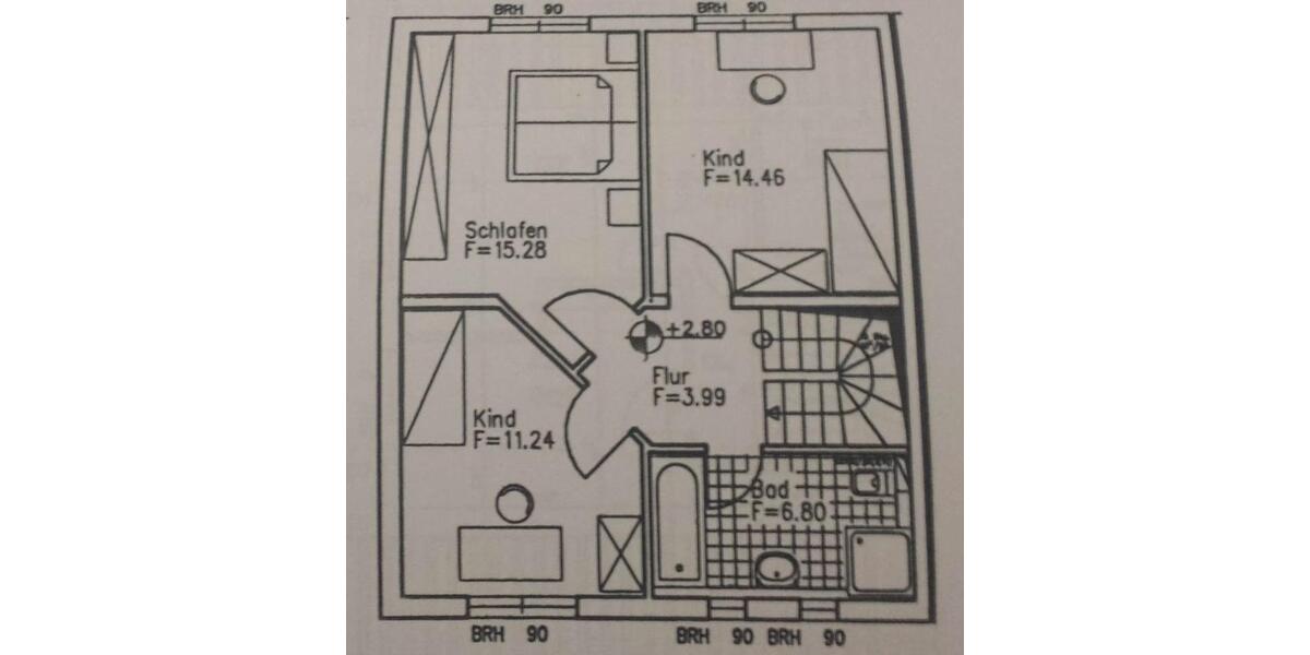 Etagenwohnung Wetter (Ruhr) - 6 Zimmer, 131 m&sup2;, 2.050&euro; | Angebot:26187174