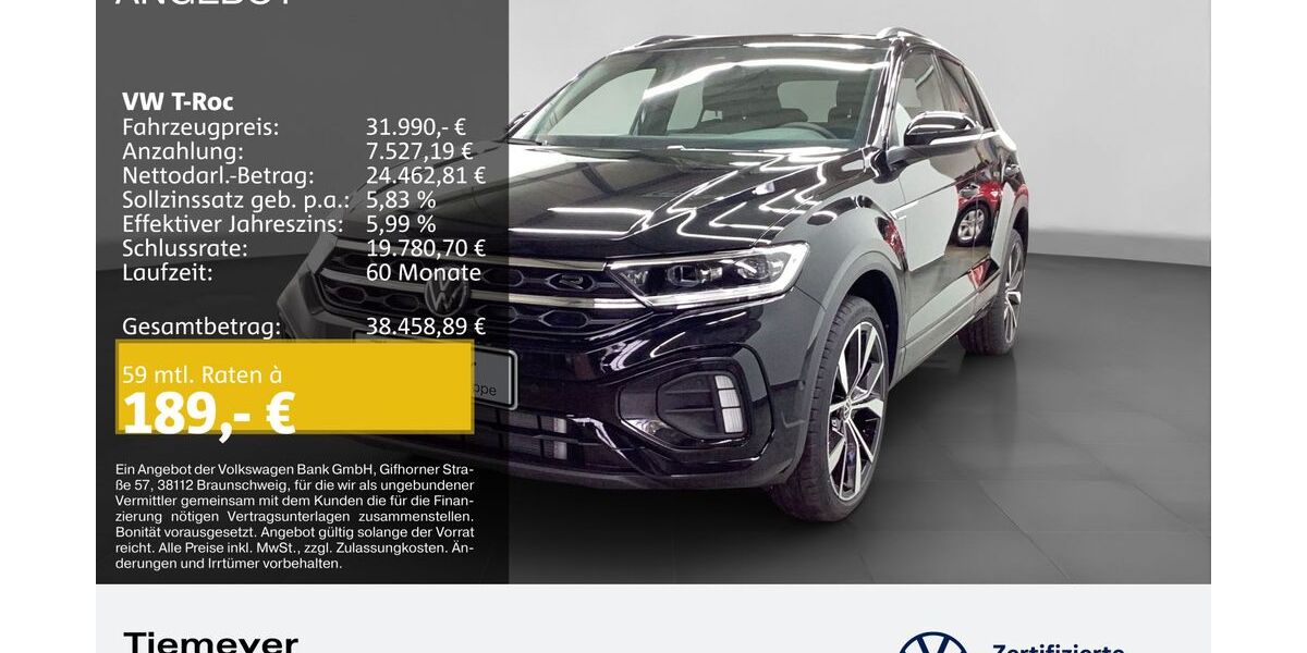 VW T-Roc 4.999 km 31.990 &euro; Bochum 44892
