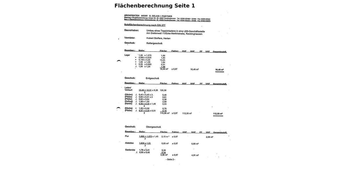 Gewerbeobjekt Recklinghausen - 3.200&euro; | Angebot:26366479