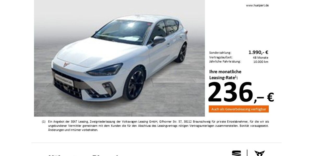 Cupra Leon 13.390 km 29.666 &euro; Dortmund 44269