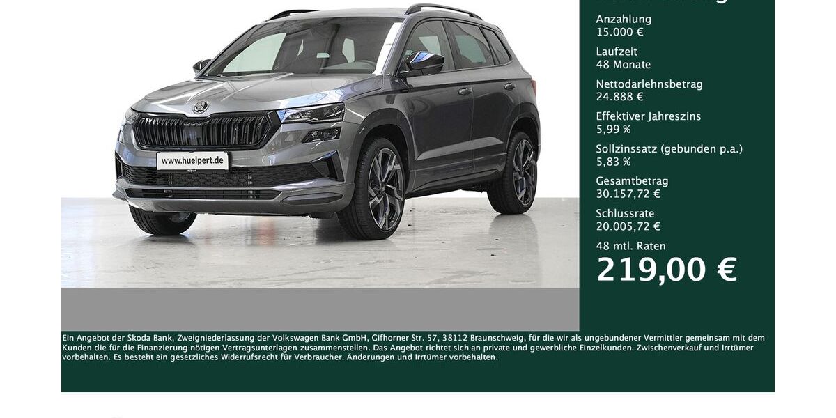 Skoda Karoq 5.261 km 39.415 &euro; Dortmund 44309