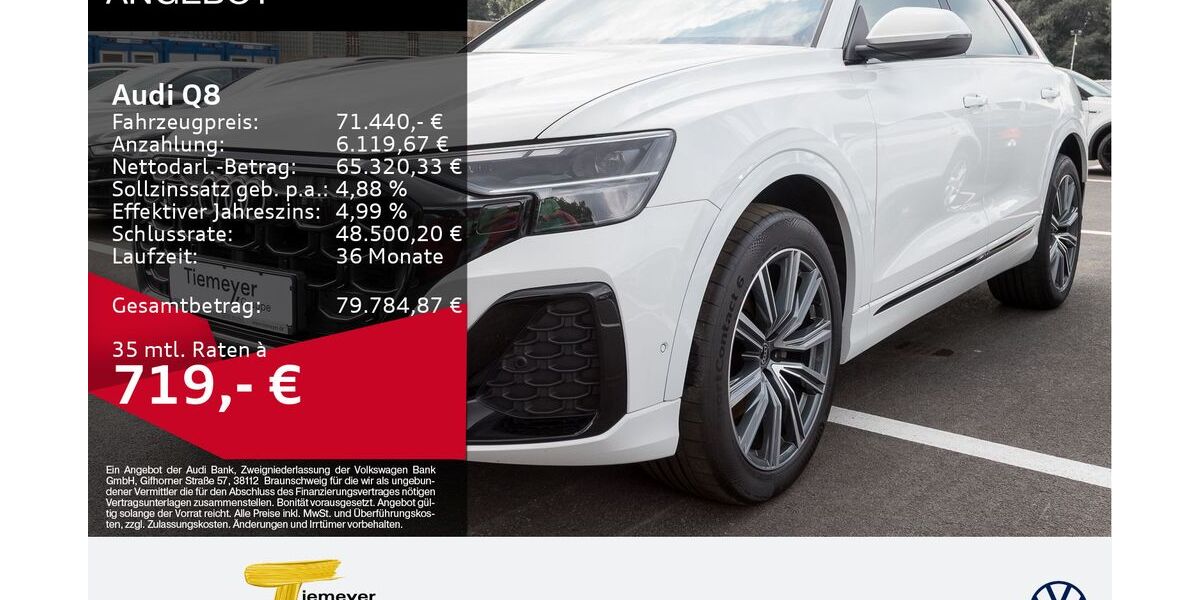 Audi Q8 28.742 km 71.440 &euro; Bochum 44892
