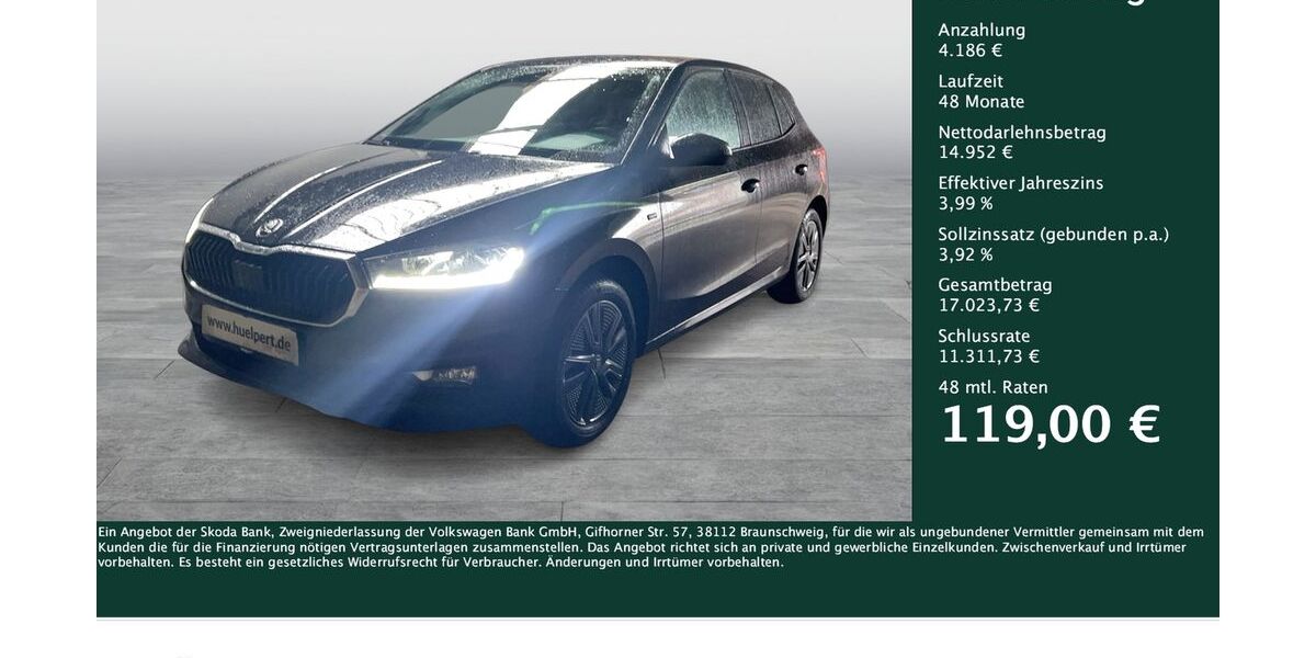 Skoda Fabia 17.586 km 19.087 &euro; Dortmund 44269