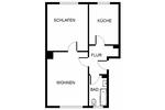Etagenwohnung Essen Stadtbezirk III - 2 Zimmer, 51 m&sup2;, 560&euro; | Angebot:26188371