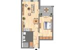 Erdgeschoßwohnung Essen Südviertel - 2 Zimmer, 61 m&sup2;, 769&euro; | Angebot:26237820