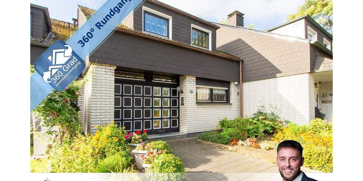 Blömker! Gepflegtes Reihenmittelhaus mit Garten und Garage im ruhigen Privatweg in GLA-Zweckel! 4 zimmer