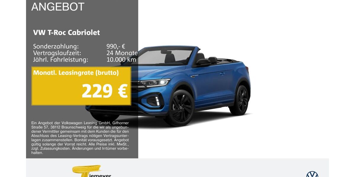 VW T-Roc 2.207 km 32.610 &euro; Recklinghausen 45663