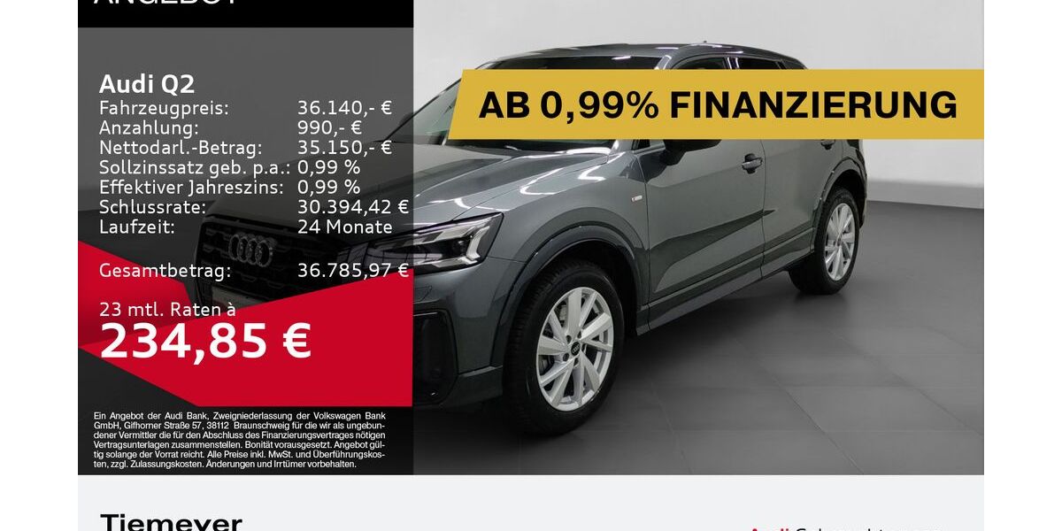 Audi Q2 4.734 km 36.140 &euro; Bochum 44809