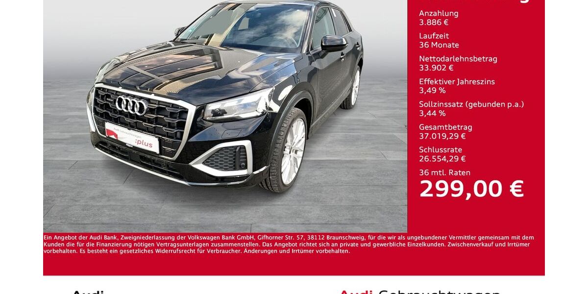 Audi Q2 3.425 km 37.688 &euro; Dortmund 44143