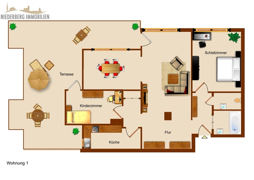 Wenn die Wohnung zur Nebensache wird, dann muss die Dachterrasse atemberaubend sein!