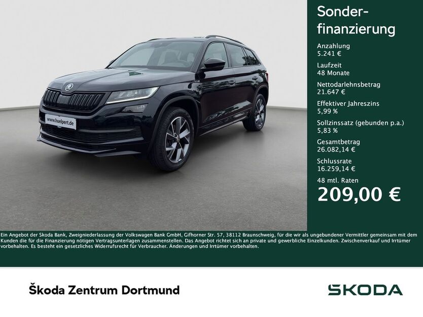 Skoda Kodiaq 88.599 km 26.444 € Dortmund 44309