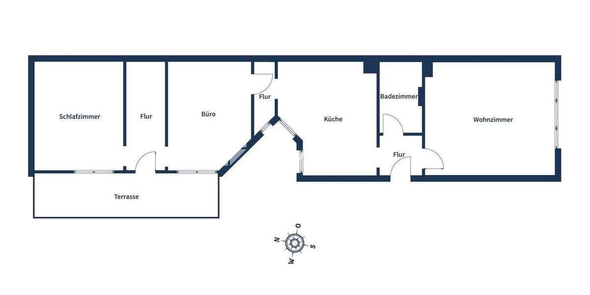 Wohnen mit Garten: Gepflegte 3-Zimmer-Erdgeschosswohnung mit Terrasse in ruhiger Lage 3 zimmer