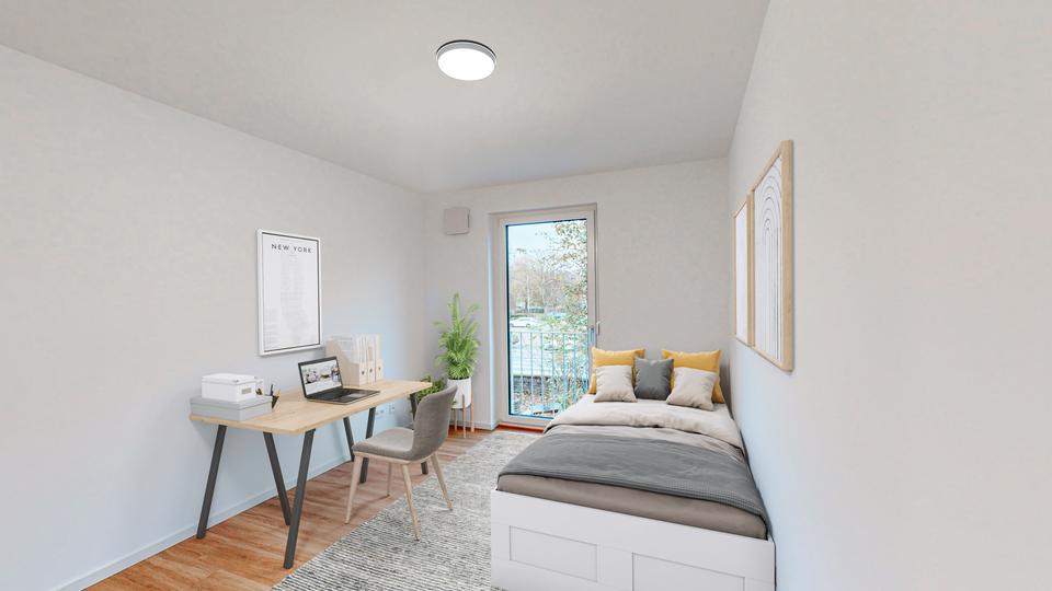 Familien aufgepasst! Moderne Wohnung mit 2 Bädern und EBK 4 zimmer